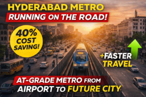 Metro Rail to Run in the Middle of the Road